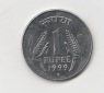 1 Rupee Indien 1999 mit Punkt unter der Jahreszahl (K945)
