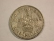 B27 Großbritannien  1 Shilling 1945 in f.vz  Originalbilder
