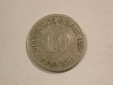 C01 KR 10 Pfennig 1897 G in f.ss  Orginalbilder