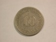 C01 KR 10 Pfennig 1899 F in f.ss  Orginalbilder