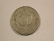 C01 KR 10 Pfennig  1909 E in ss/ss+   Orginalbilder