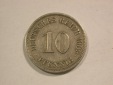 C01 KR 10 Pfennig  1909 J in ss  Orginalbilder
