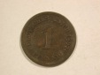 C01 KR 1 Pfennig 1897 E in ss/ss+  Orginalbilder