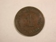 C02 KR 1 Pfennig 1902 E in ss Orginalbilder