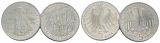 BRD Gedenkmünzen (2 Stück), 5 Mark 1984