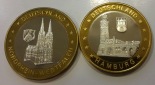 Deutschland    2x Medaille   FM-Frankfurt   Gewicht: 2x20g  PP
