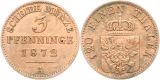 9563 Preussen 3 Pfennig 1872 A