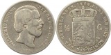 9659 Niederlande 1/2 Gulden Silber 1864