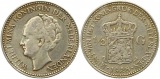 9664 Niederlande 1/2 Gulden Silber 1928