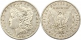 9743 USA Morgan Dollar Silber 1881 S