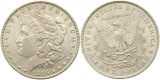 9744 USA Morgan Dollar Silber 1886