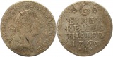 9803 Preußen 1/6 Taler 1766 B