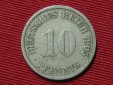 KR 10 Pfennig 1905 G seltener