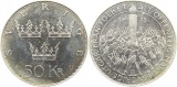 9954 Schweden 50 Kronen 1975 Silber