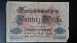 50 Mark Darlehenskassenschein Deutsches Reich ( 5.8.1914) (g983)
