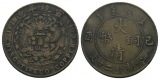 China, Kupfermünze, Ø= 33,3 mm, 11,05g