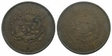 China, Kupfermünze, Ø= 33 mm, 9,36g