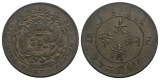 China, Kupfermünze, Ø= 33,5 mm, 10,63g