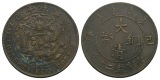 China, Kupfermünze, Ø= 33,4 mm, 11,18g