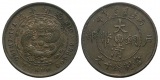China, Kupfermünze, Ø= 29,2 mm, 7,60g