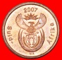 § KRANICHE: SÜDAFRIKA ★ Suid-Afrika 5 CENTS 2007 STEMPELGL...