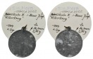 Medaille 1914, tragbar, Zinn; Ø 26,3 mm, 2,95 g