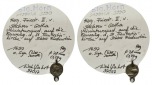 Medaille 1697,  tragbar; AG Ø 0,78 mm; 0,74 g