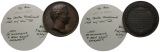 Bronzemedaille 1820, Charles Ferdinand auf den Tod; Ø 56,0mm,...