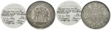 Medaille auf die Gründung der Schweiz, Bronze versilbert, Ø ...