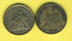 Frankreich 1 Franc 1922 + 1923