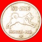# HUND (1958-1973): NORWEGEN ★ 50 OERE 1961! Olav V (1957-1991)