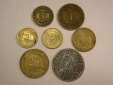 HOT-Lot Frankreich 1922-1982 5 Cent-2 Franc  7 Münzen   Origi...