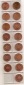 30 x verschiedene  2 Pfennig-Kursmünzen 1950 - 1995