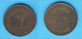 Weimarer Republik 1 Reichspfennig 1929 A