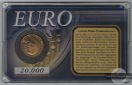 Frankreich, 1/4 Euro 2002 im Blister FM-Frankfurt