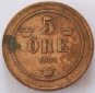 Schweden 5 Öre 1884 Bronze