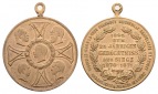 Linnartz Bismarck, Tragbare Bronzemedaille 1895, 25 Jahrfeier ...