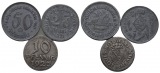 Bremen; Notgeld; drei Kleinmünzen; 1920 / 1921