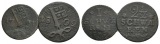 Bremen, 2 Kleinmünzen 1731/1802