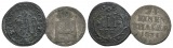 Altdeutschland, 2 Kleinmünzen (1739/1836)