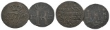 Altdeutschland, 2 Kleinmünzen (1783/1797)