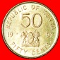 + HAHN: KENIA ★ 50 CENTS 1997 uSTG STEMPELGLANZ! OHNE VORBEH...