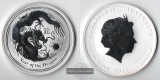 Australien  1 Dollar Lunar Serie-Drache 2012  FM-Frankfurt  Fe...