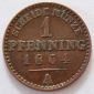 Preussen 1 Pfennig 1864 A