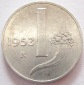 Italien 1 Lira 1953 Alu