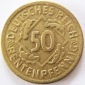       Deutsches Reich 50 Rentenpfennig 1924 A Al-Bro ss