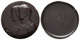 Preußen, Medaille o.J., Wachs; 4,92 g, Ø 48,9 mm