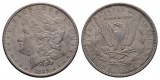 Linnartz USA 1 Dollar 1889, fast vz