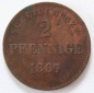 Sachsen Meiningen 2 Pfennig 1867