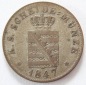Sachsen 20 Pfennig 2 Neugroschen 1847 F